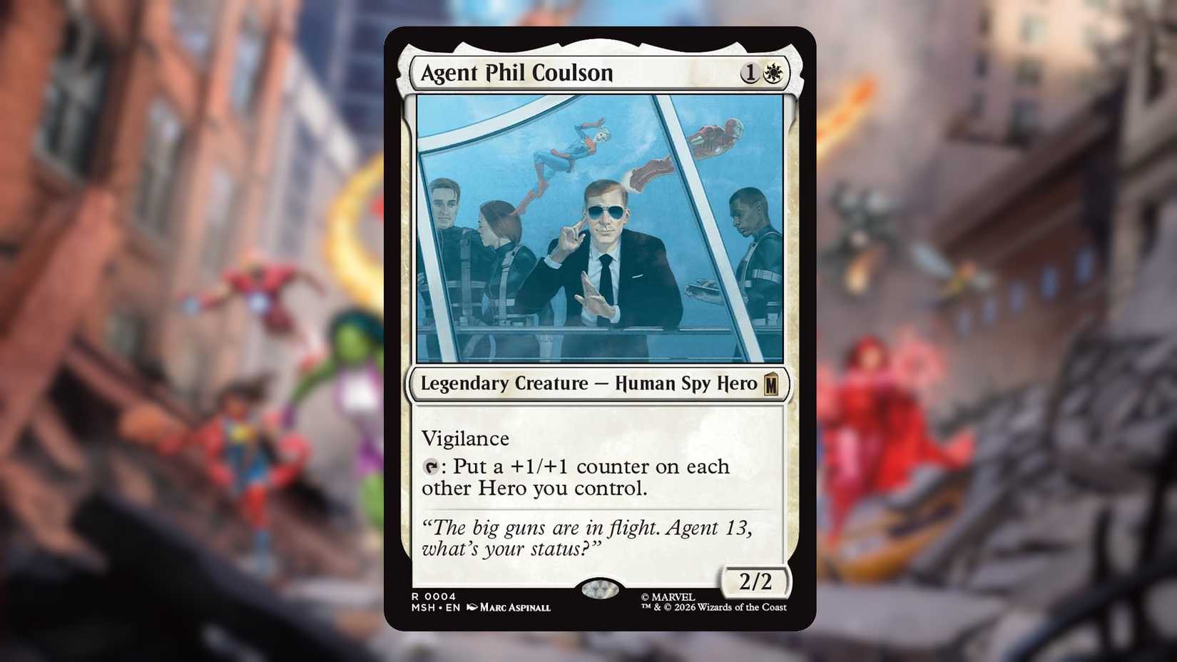 Agent Phil Coulson in Magic: The Gathering