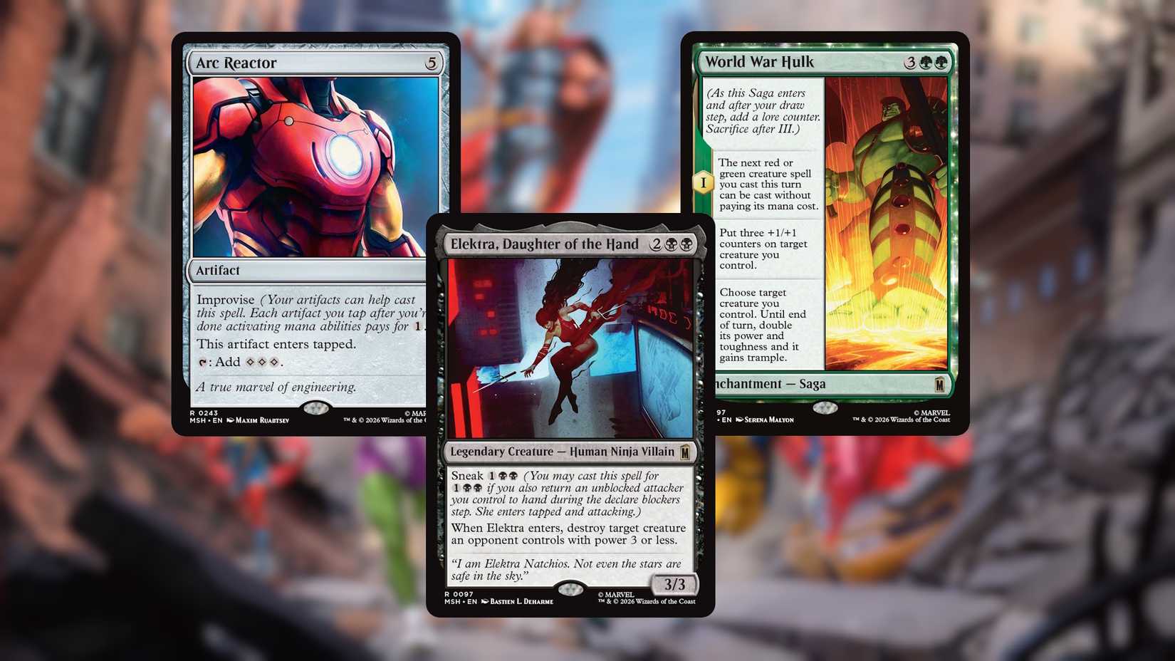 Ark Reactor, Elekta and World War Hulk in Magic: The Gathering