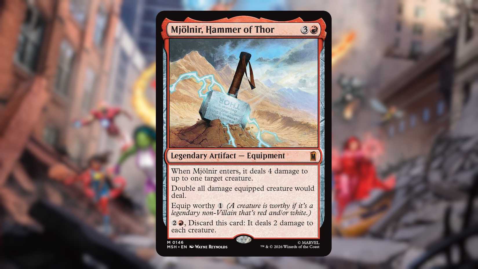 Mjolnir, Hammer of Thor in Magic: The Gathering