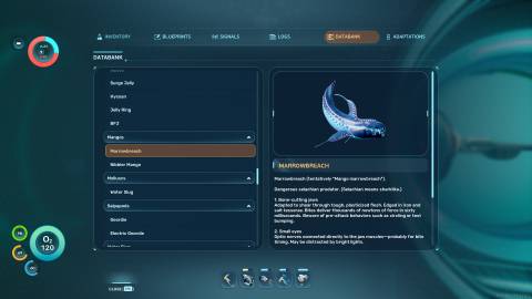 Marrowbreach Databank in Subnautica 2