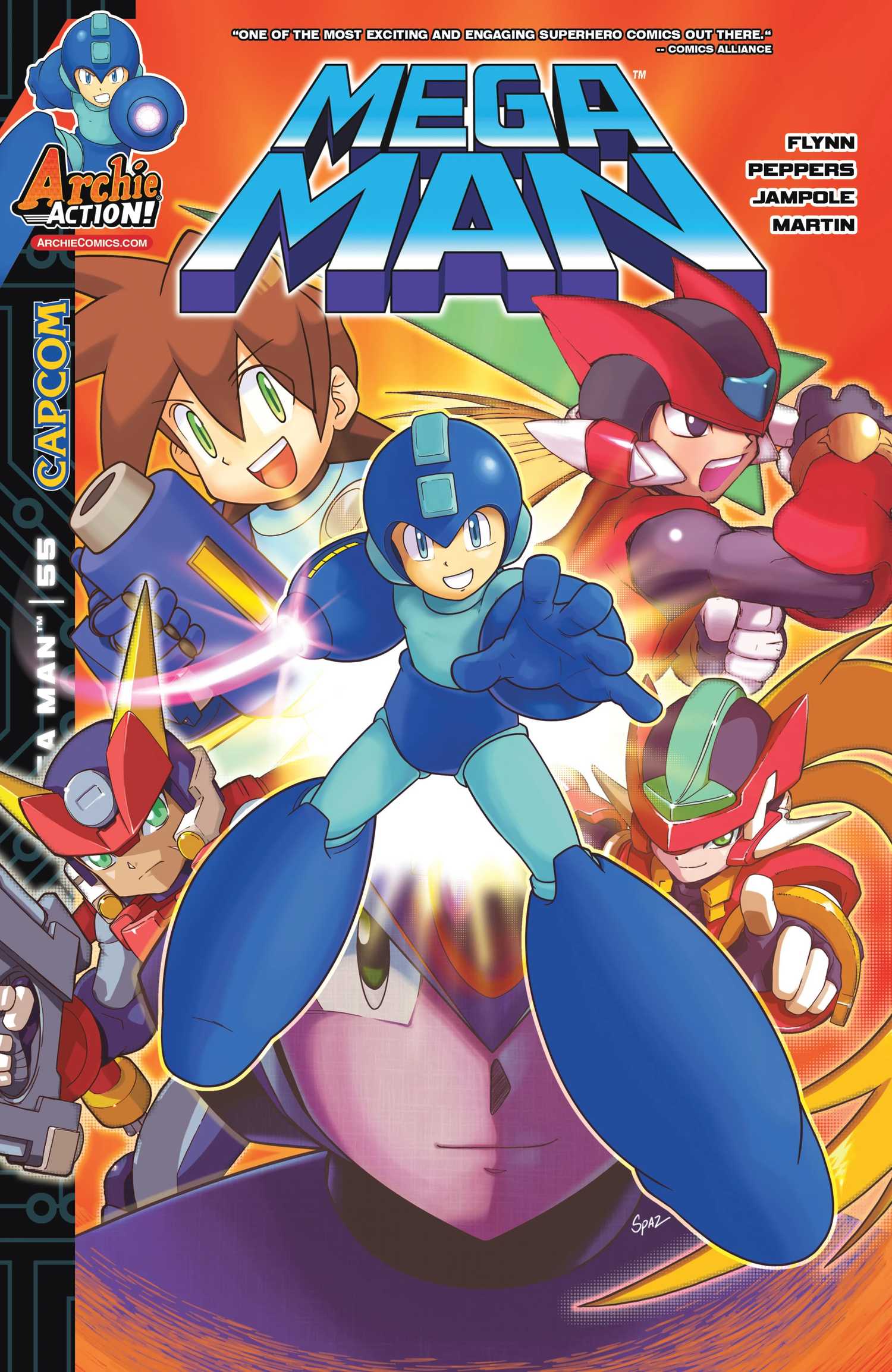 Mega Man Issue 55 Cover