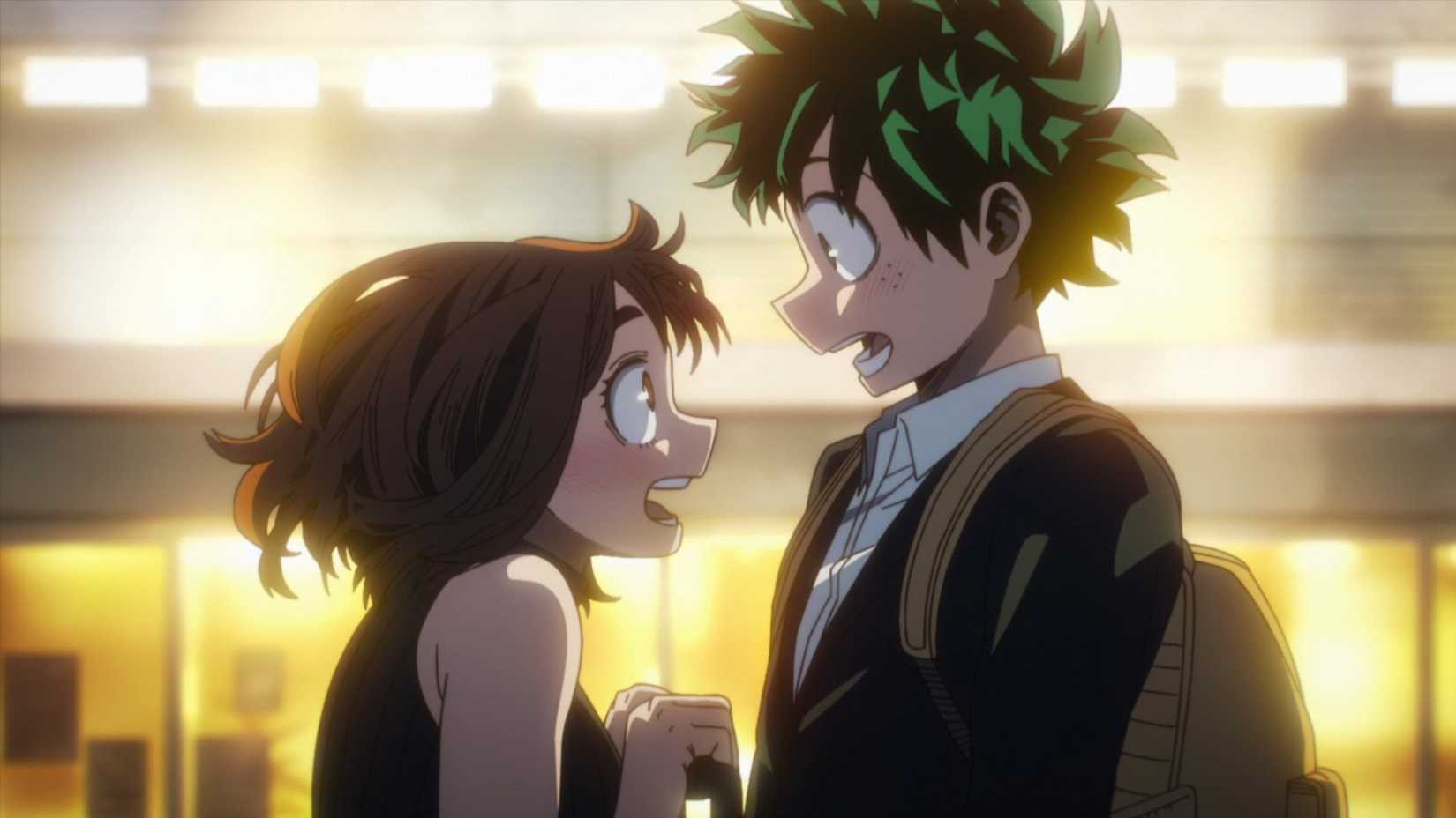 Izuku Ochaco Future My Hero Academy
