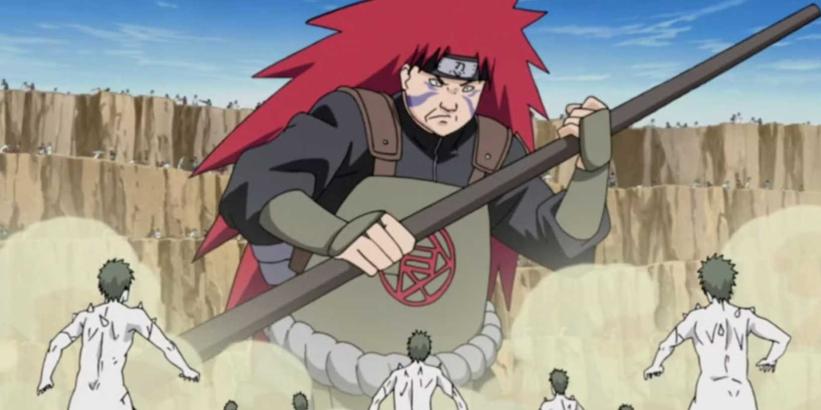 Choza fights in the Fourth Great Ninja War in Naruto: Shippuden.