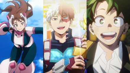 Some of Class 1-A's graduates as Pro Heroes in My Hero Academia.