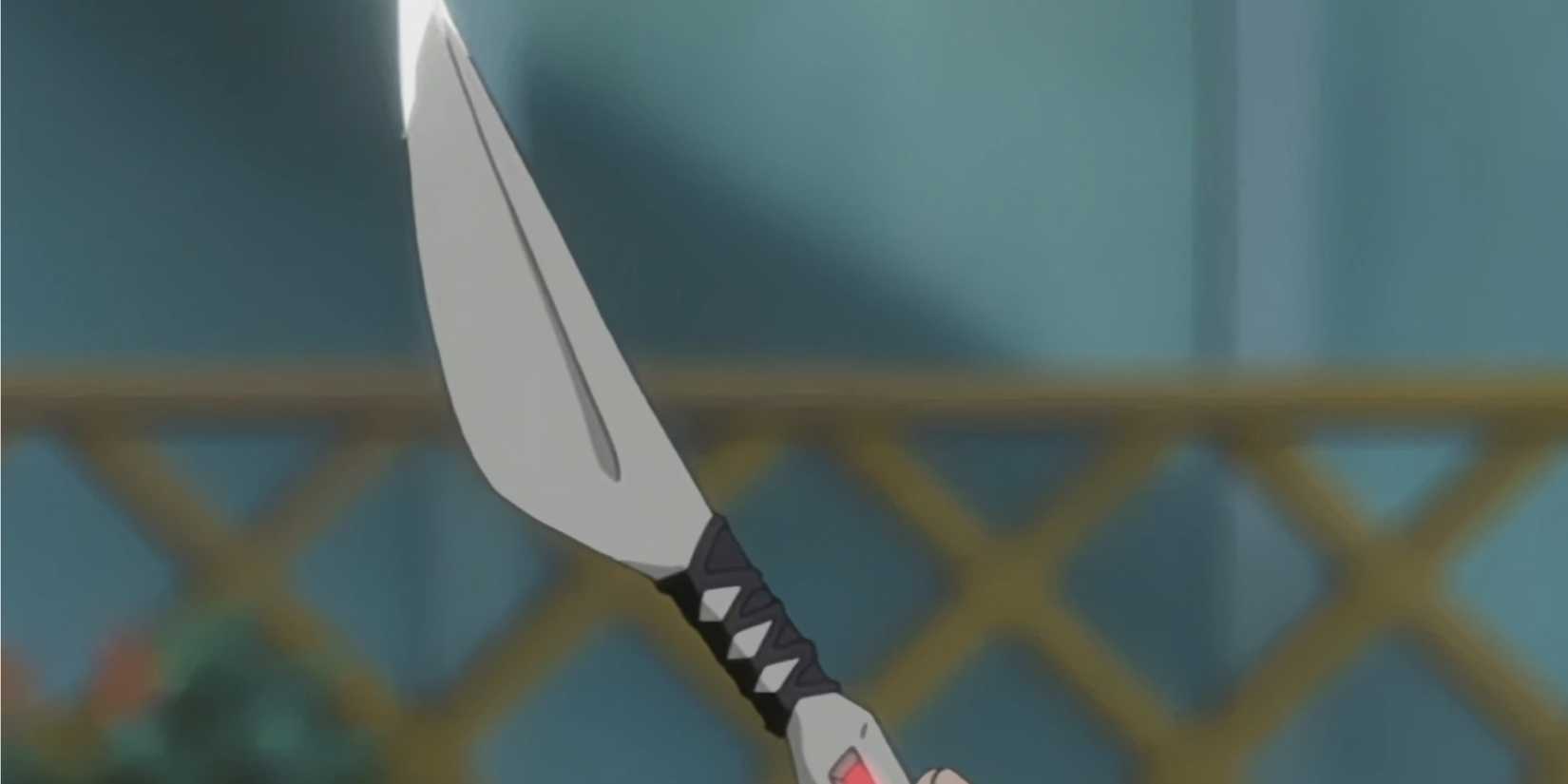 Hanataro reveals his tiny Shikai, Akeiro Hisagomaru in Bleach.