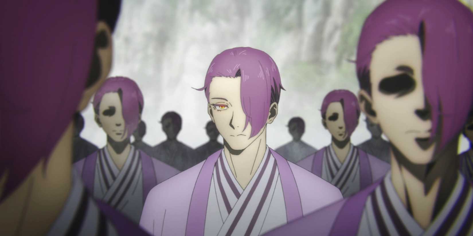 Rien hides amongst her Tao puppets in Hell's Paradise season 2