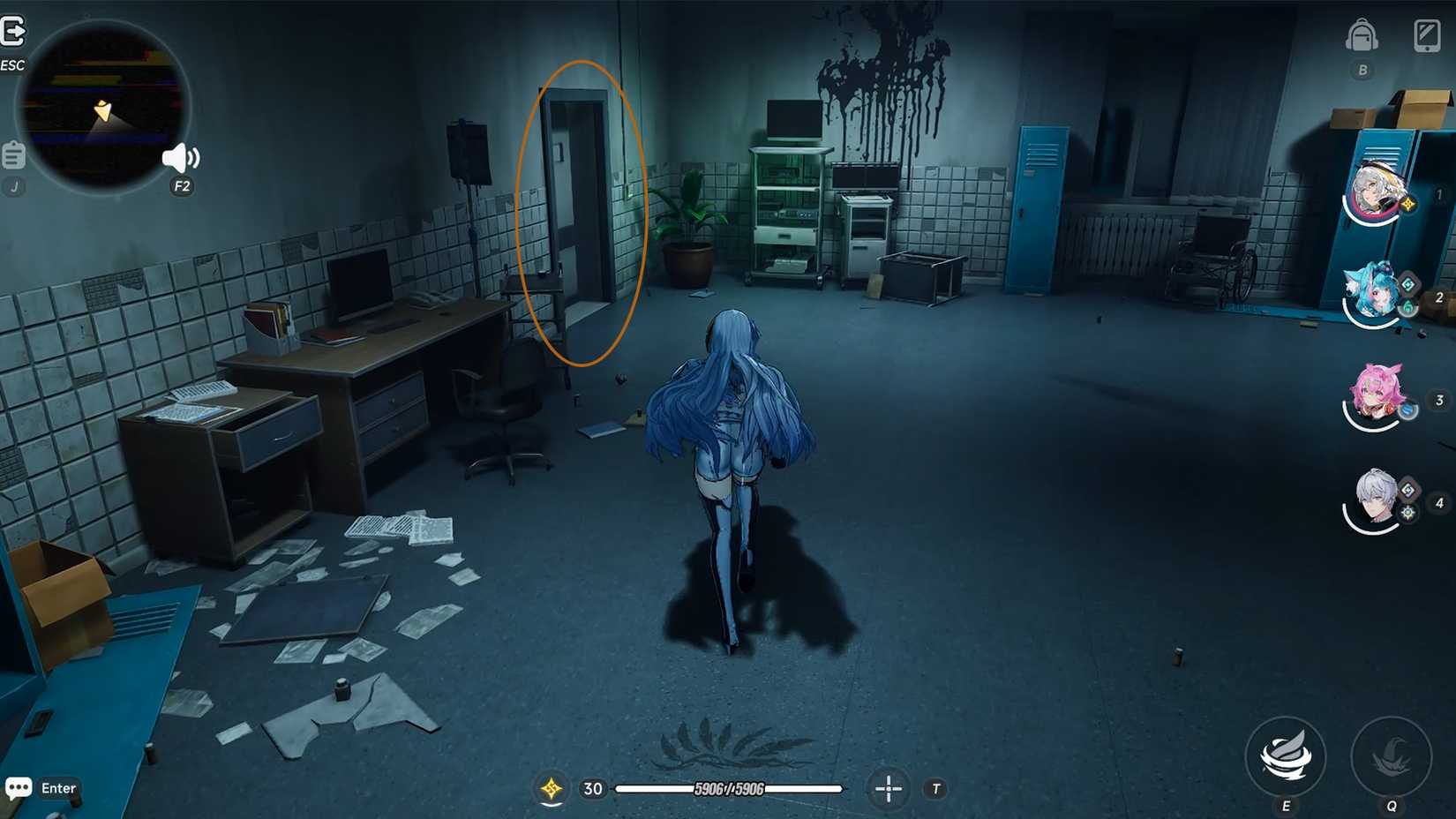 Nameless Hospital first ending clues 14 in NTE