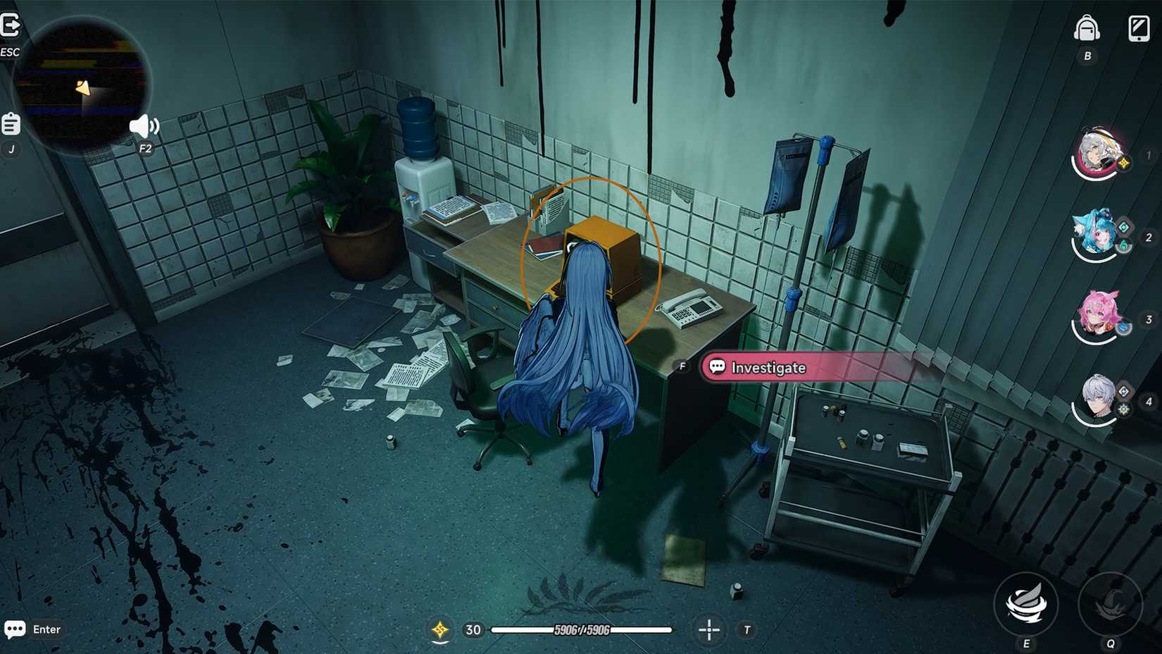 Nameless Hospital first ending clues 15 in NTE