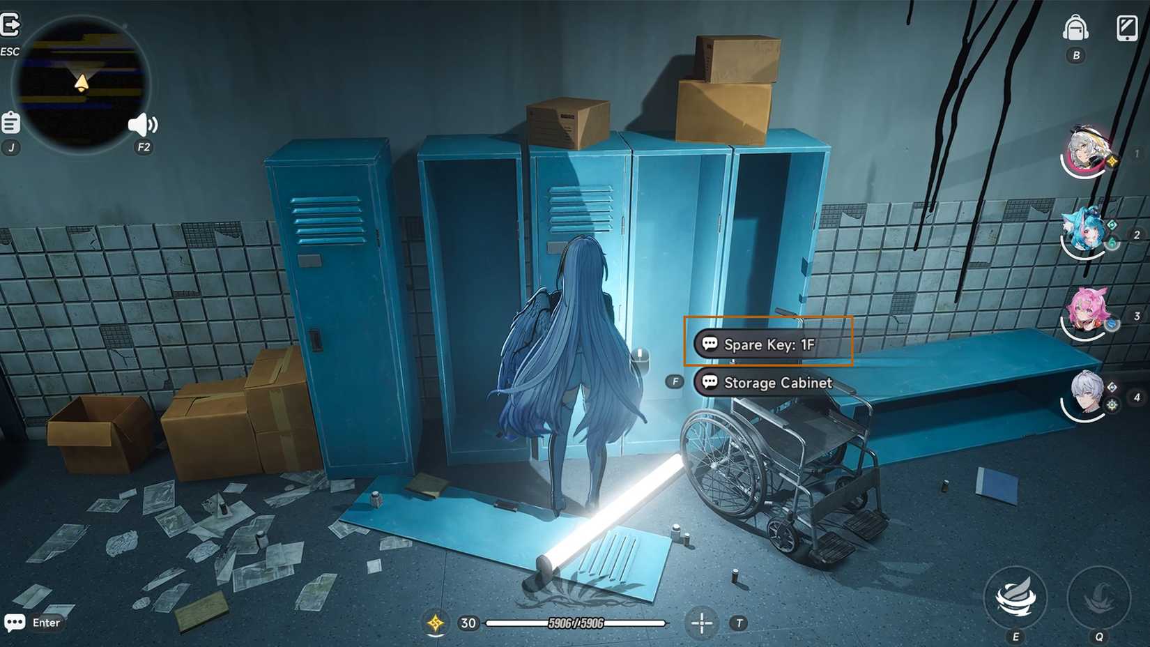 Nameless Hospital first ending clues 17 in NTE