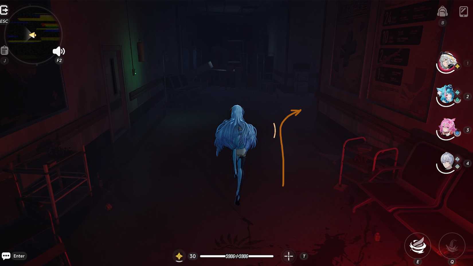 Nameless Hospital first ending clues 2 in NTE