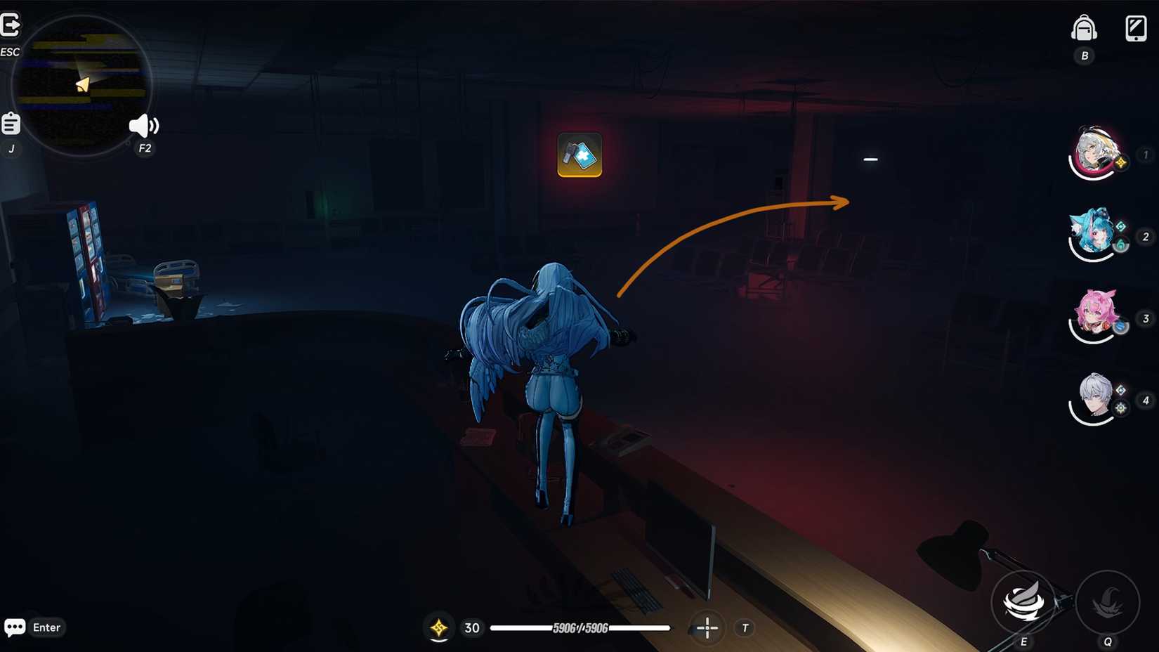 Nameless Hospital first ending clues 6 in NTE