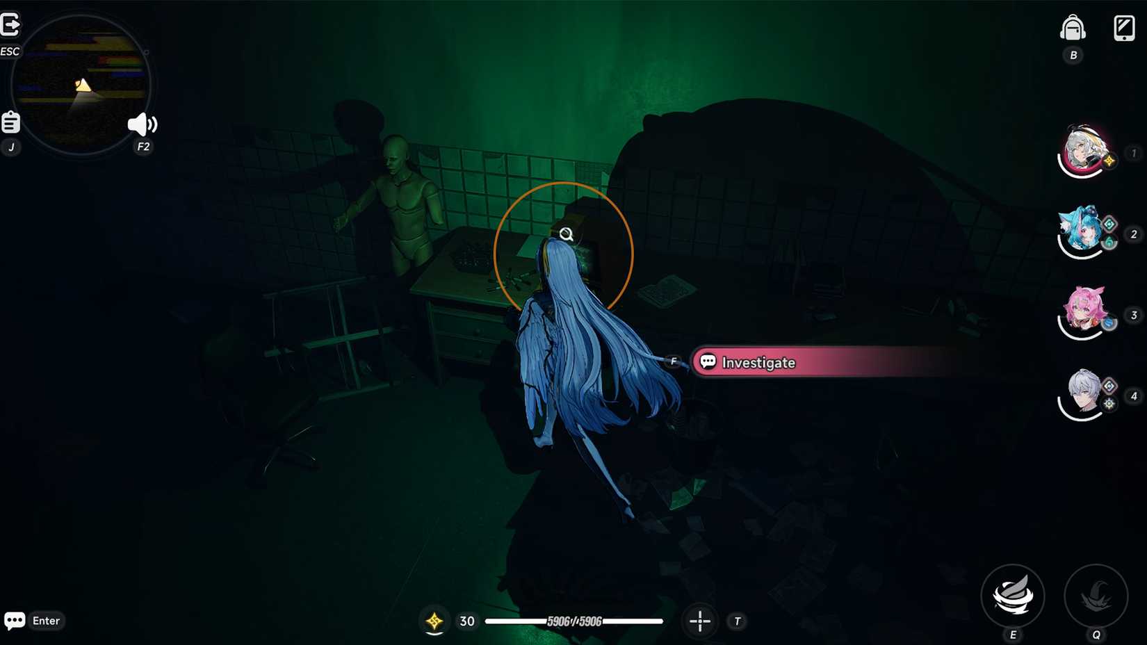 Nameless Hospital first ending clues 8 in NTE