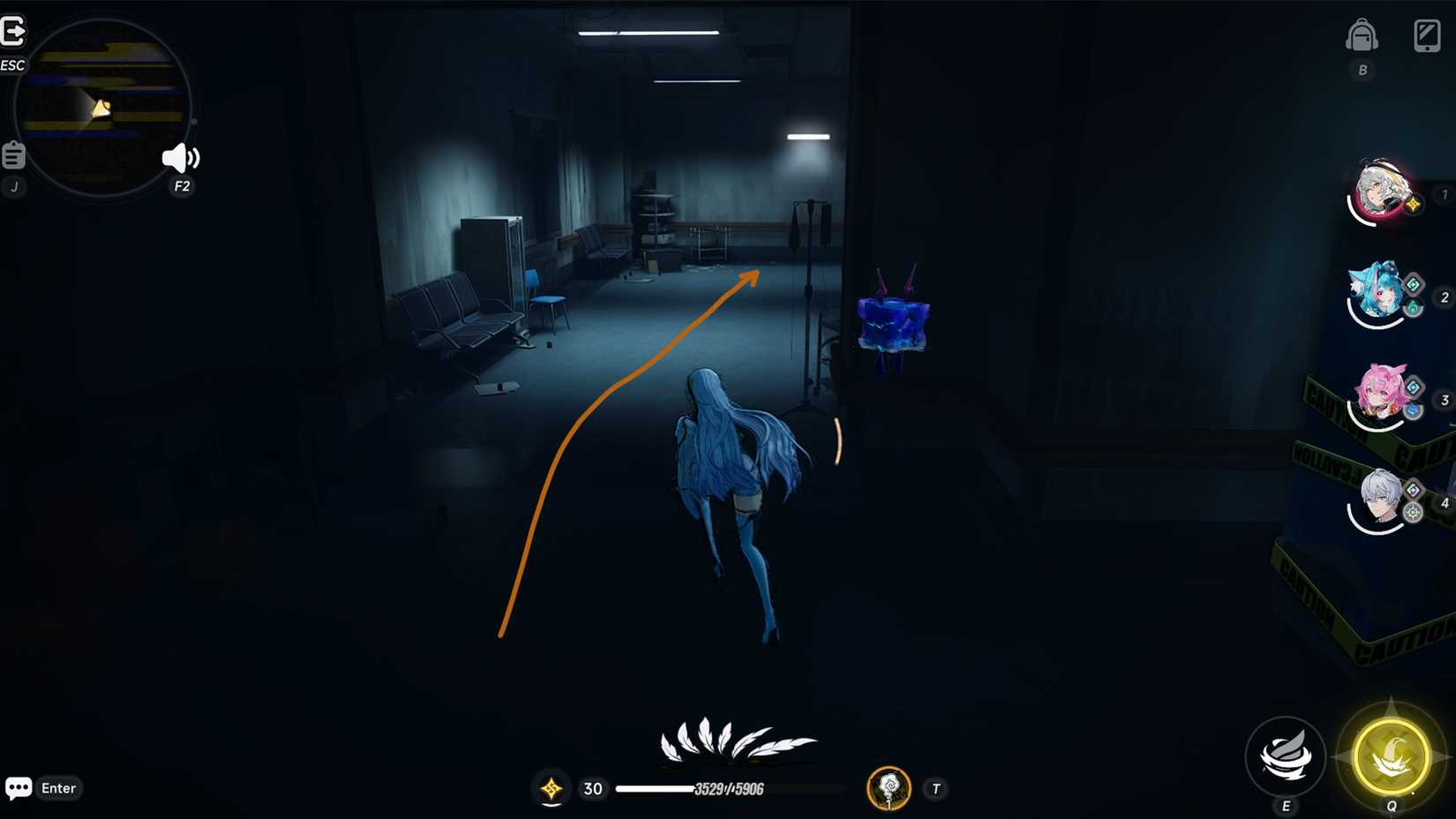 Nameless Hospital fourth ending clues 22 in NTE