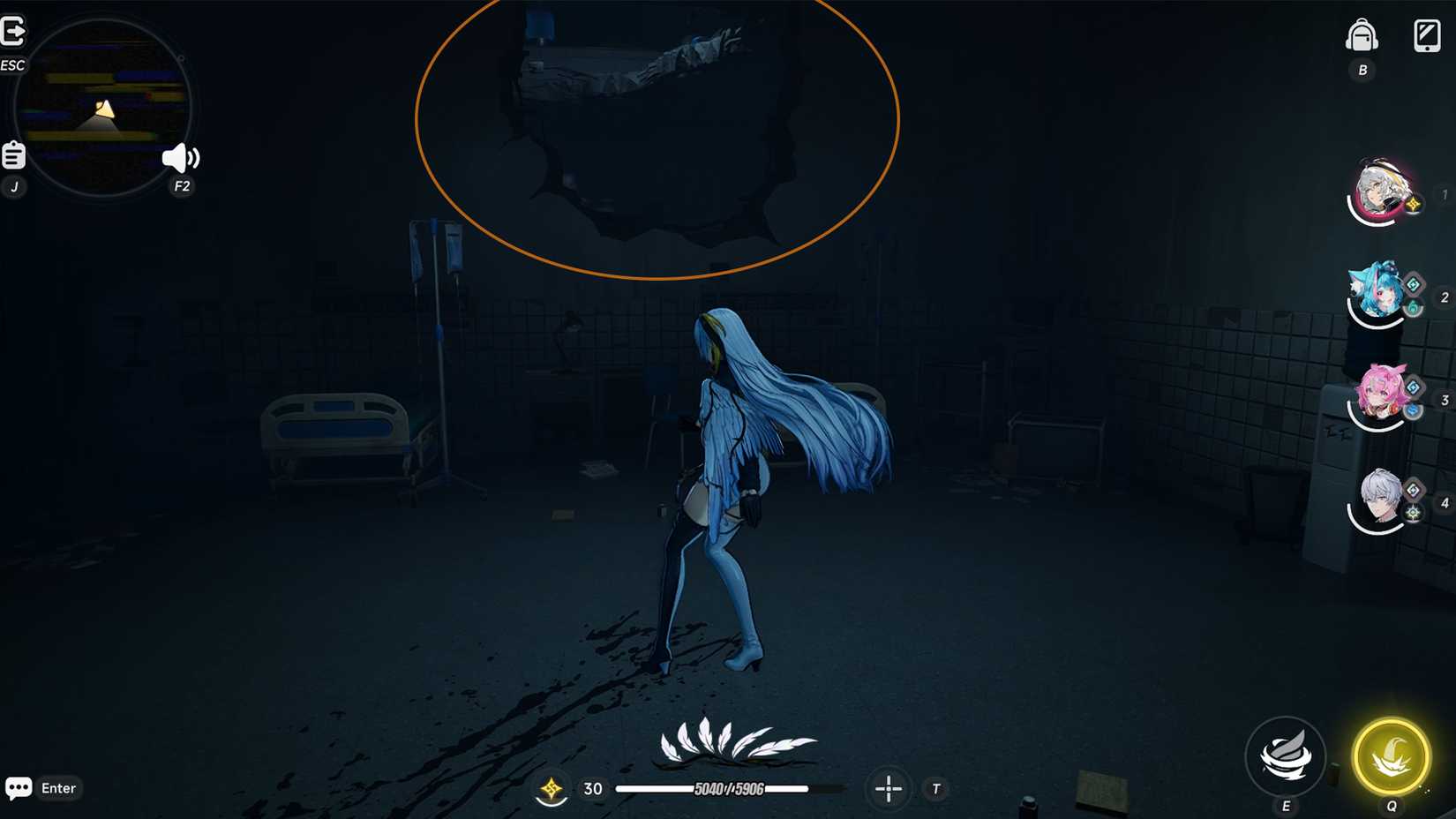 Nameless Hospital fourth ending clues 5 in NTE