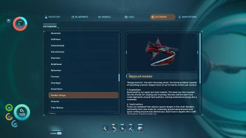 Needler Mango Databank in Subnautica 2