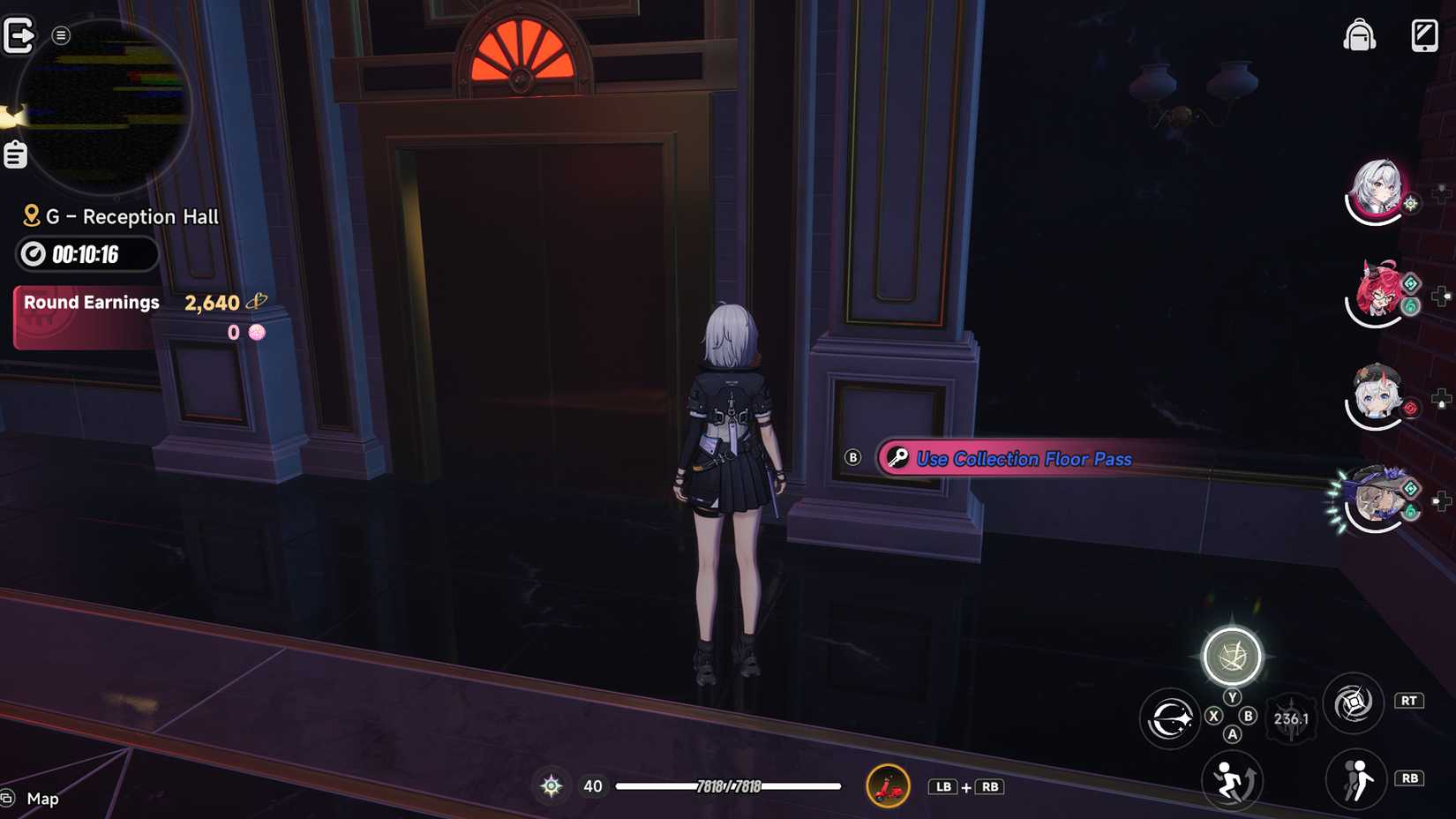 neverness-to-everness-how-reach-mammon-pink-paw-heist-enter-open-core-vault - submit-item-orange-card-yellow-gold-cube-how-get-item-key - collection floor pass