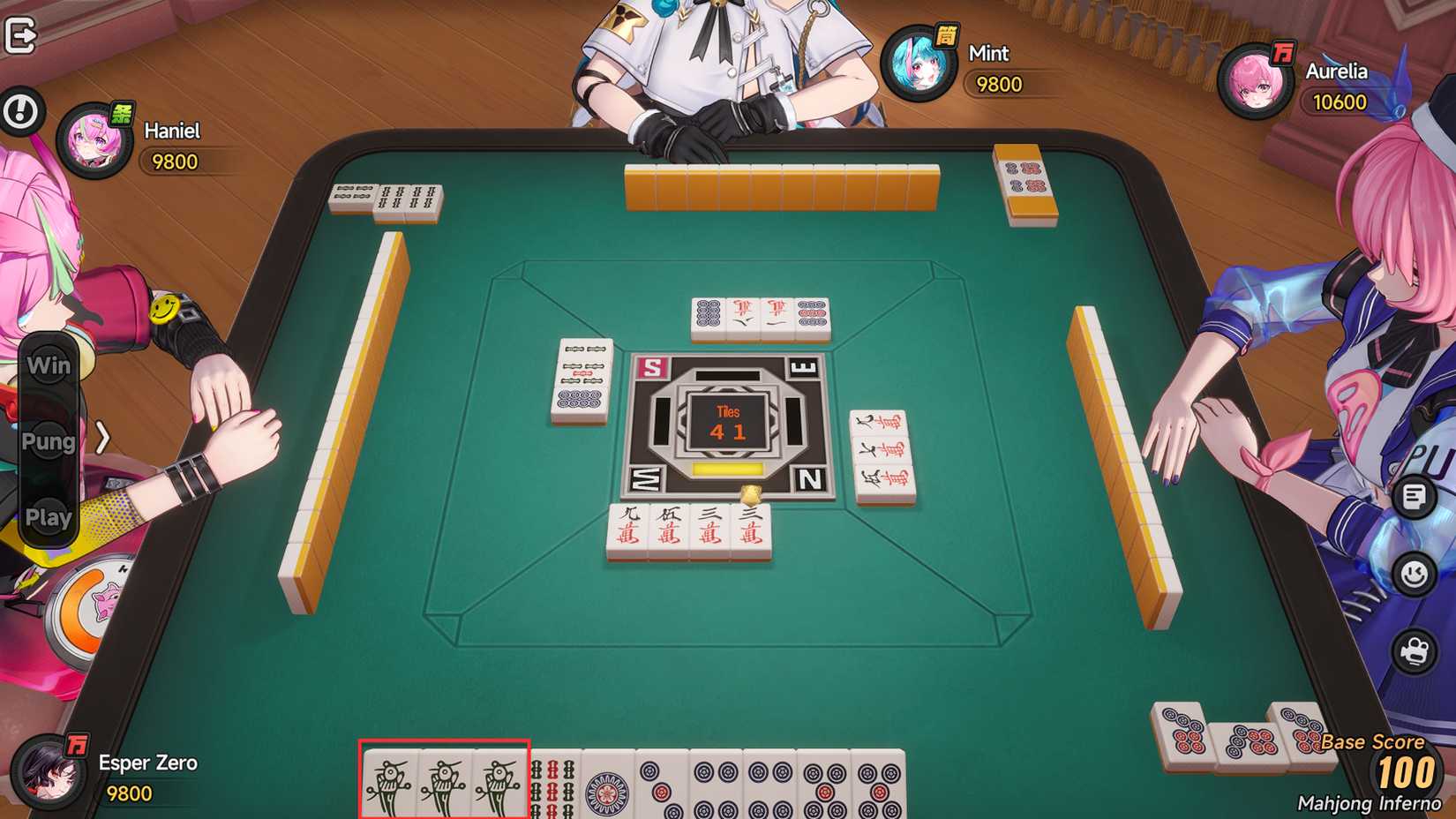 neverness-to-everness-nte-how-play-mahjong-little-sparrow-rule-win-pung-kong - keeping a pung