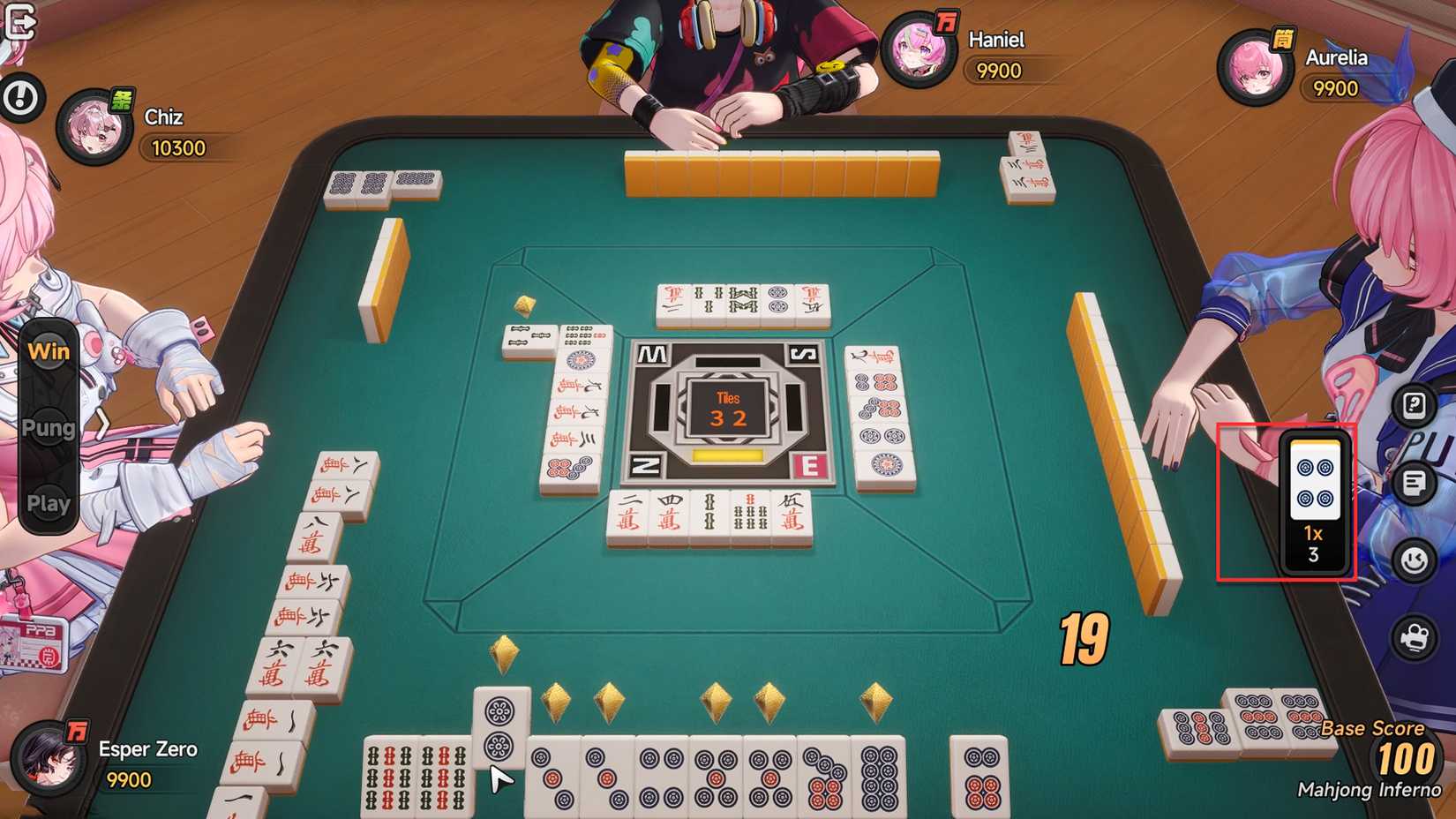 neverness-to-everness-nte-how-play-mahjong-little-sparrow-rule-win-pung-kong - multi win hand example 2