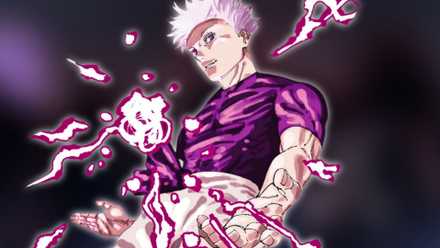 Image of Gojo Satoru utilizing the power of the Infinite Curse technique