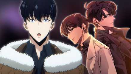 Image of Seong Jin-woo on the left next to the main character from the omniscient reader's point of view