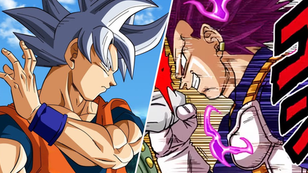 Perfected Ultra Instinct Goku and Ultra Ego Vegeta