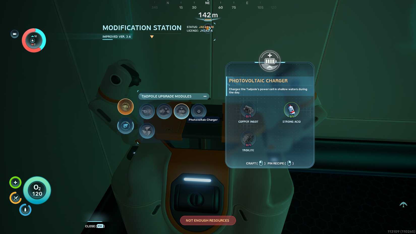 Solar Charger Recipe from Subnautica 2
