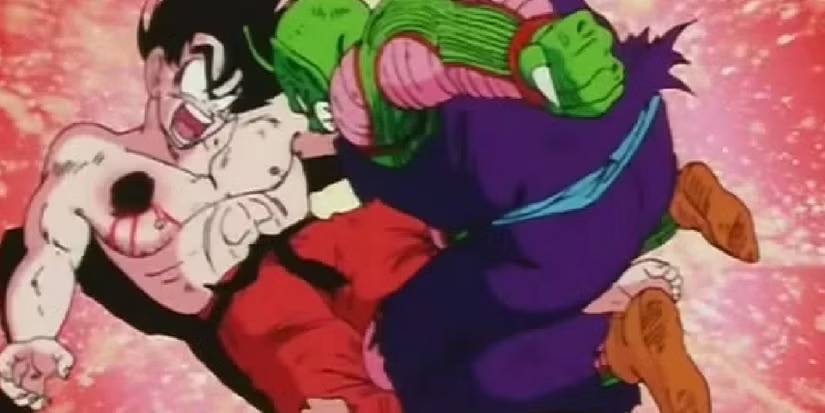 Piccolo tortures Goku