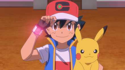 Pokemon Ash and Pikachu anime picture looks intimidating