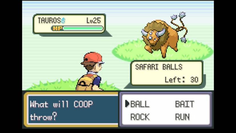 pokemon firered leafgreen tauros