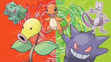 Pokemon Fired and Leafgreen Pokemon and background