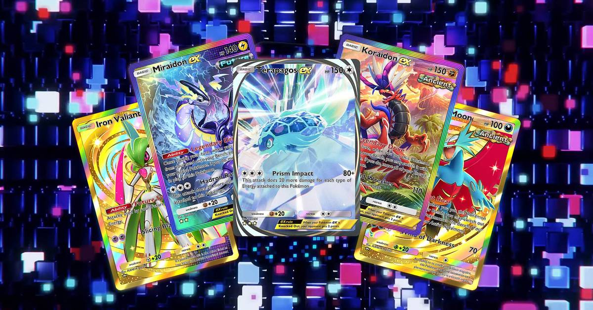 all paradox pokemon cards Iron Moth Rift Single Card 028/182 Favorite Hobby while the Future Pokemon Iron Boulder ex and Iron Crown ex demonstrate metallic mastery 10 Pokmon TCG: Paradox Rift