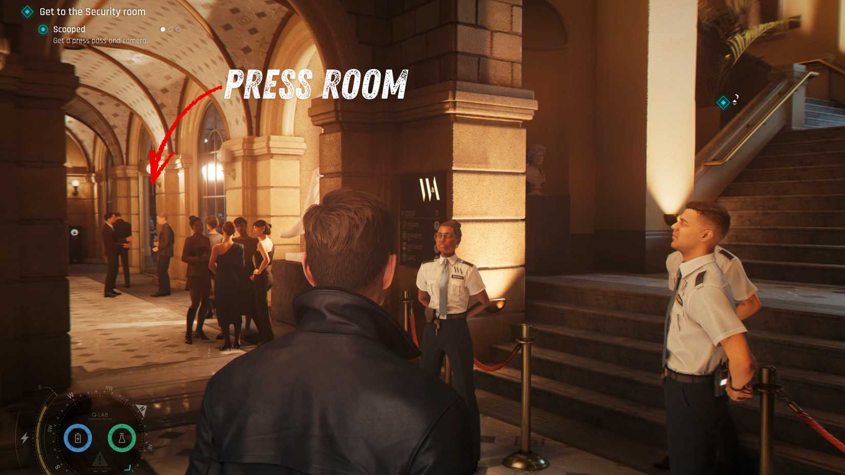 Press Room Location Behind the Scenes 007 First Light