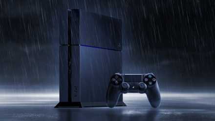 It's raining on the ps4 console