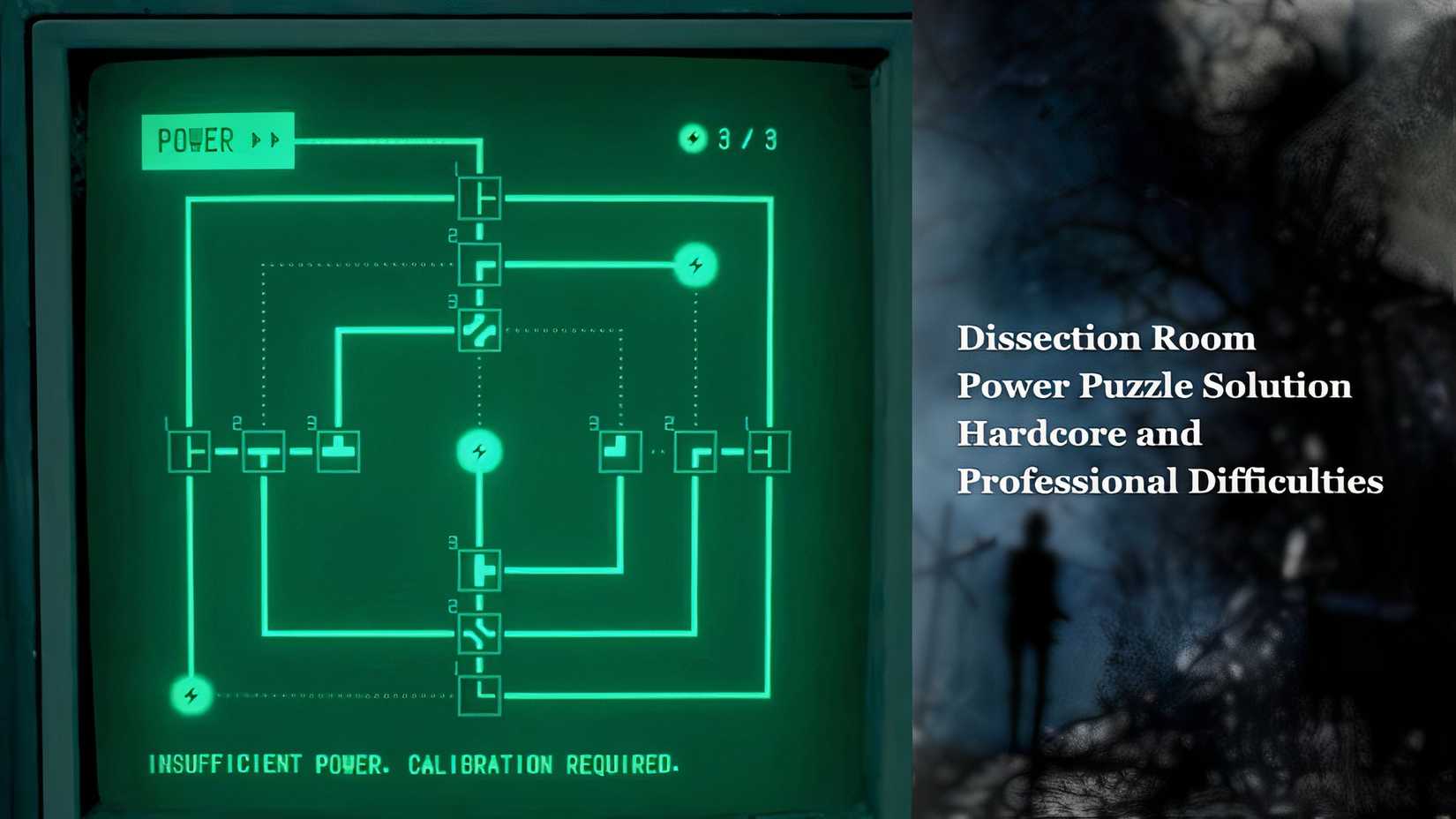 how to solve dissection power puzzle in re4 remake on hardcore/professional difficulty.