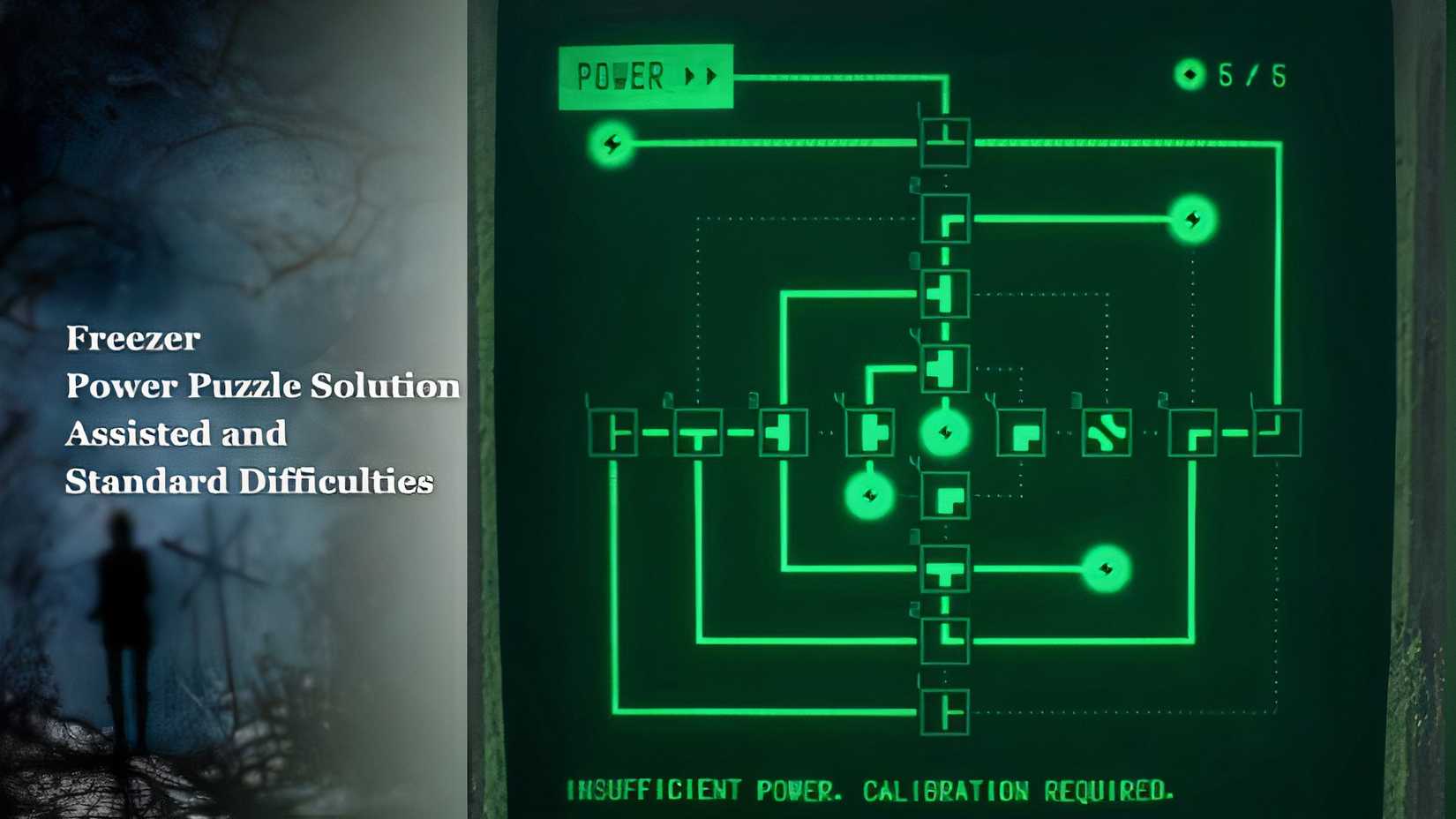 re4 remake's freezer power puzzle solution on the standard and assisted mode.