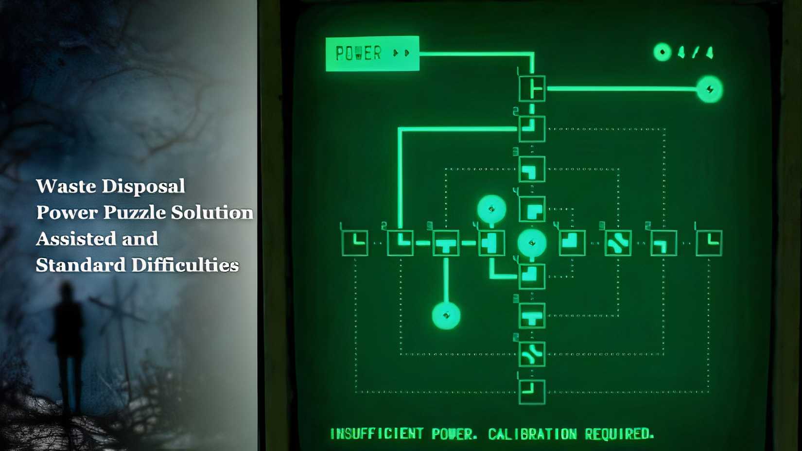 re4 remake waste disposal power puzzle solution on the standard/assisted difficulty.