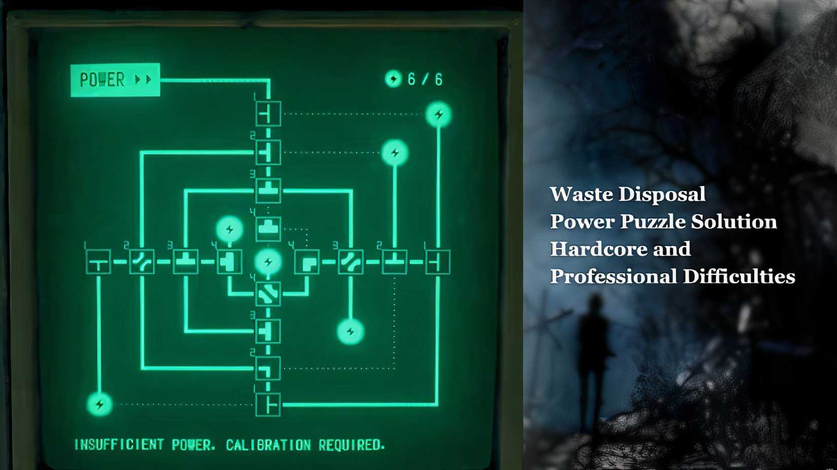 re4 remake waste disposal power puzzle solution on the professional/hardcore mode.
