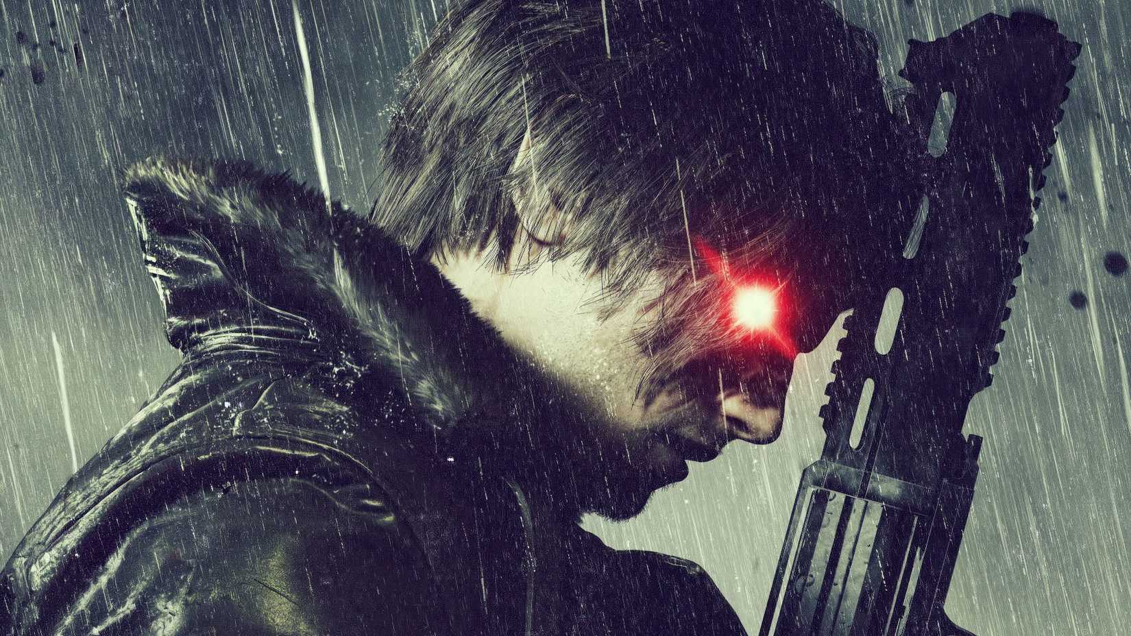 resident evil requiem leon holding gun