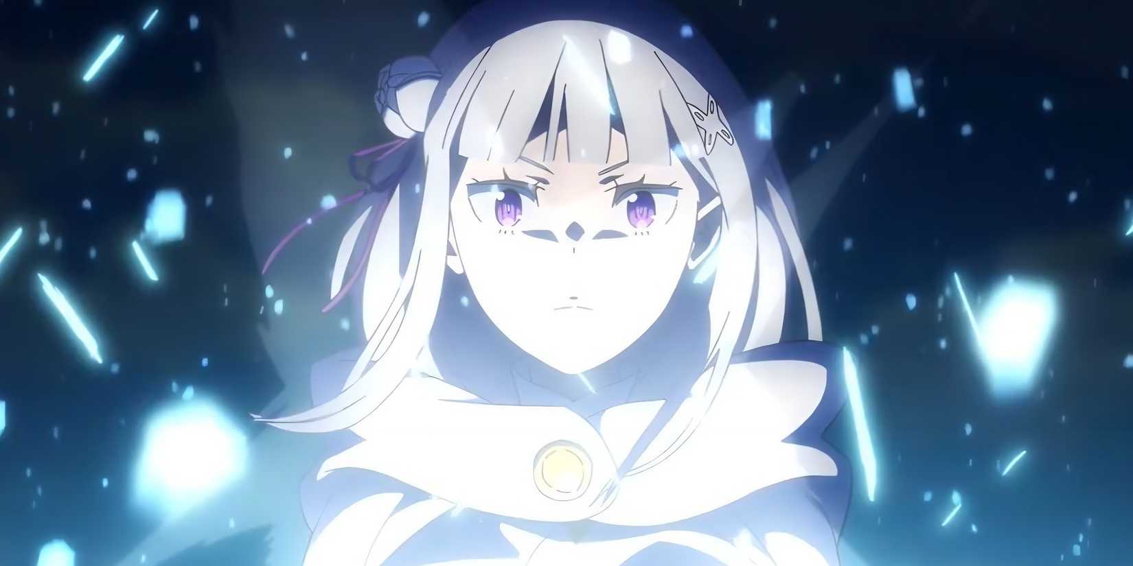 emilia uses ice magic