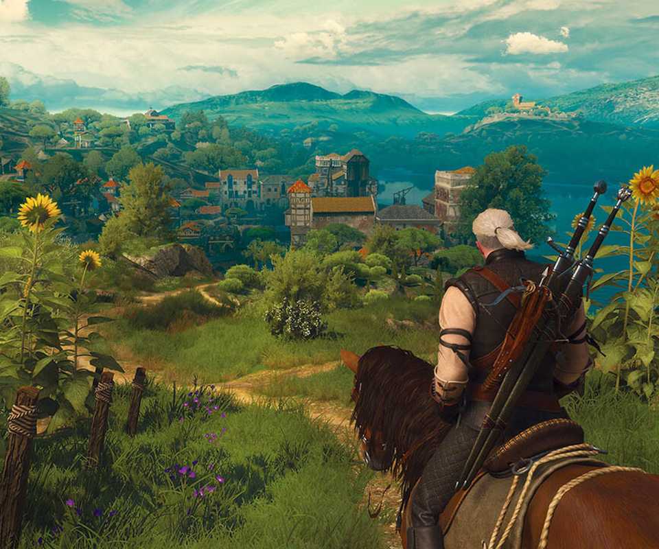 Riding a horse in The Witcher 3 Blood And Wine (2016)