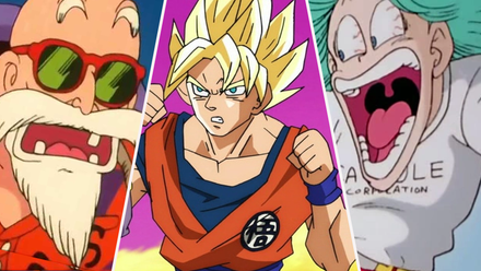 Roshi, Goku and Bulma