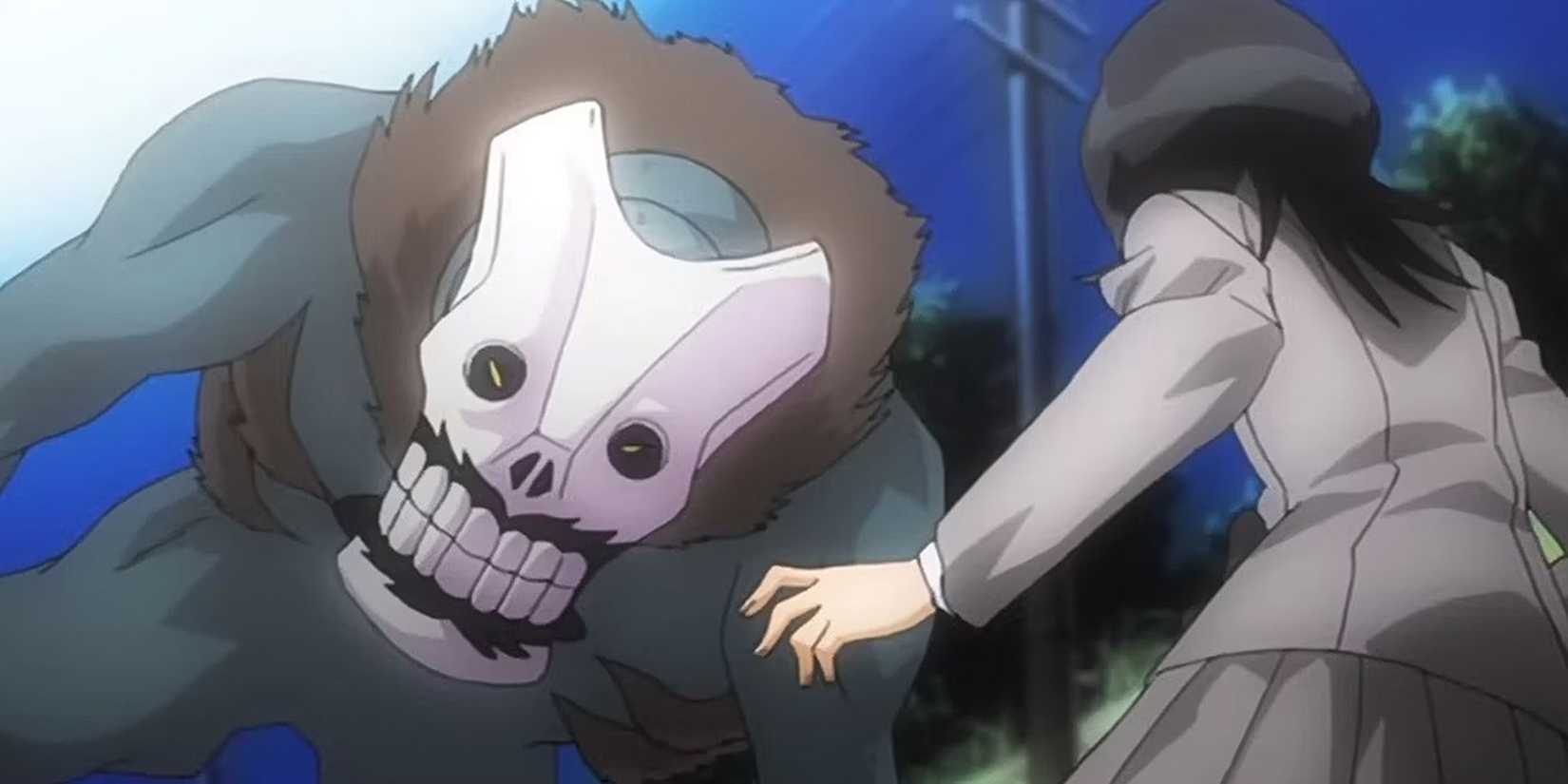 Rukia faces Shrieker the Hollow in battle.