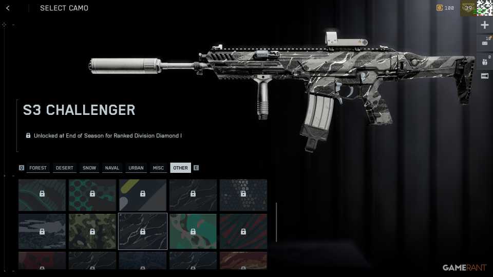 S3 Challenger Weapon Camo - Battlefield REDSEC