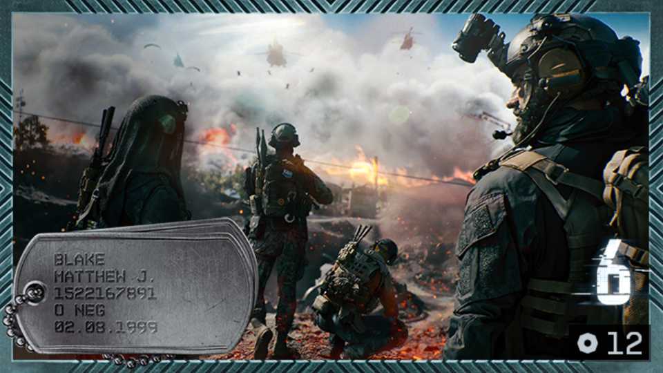 S3 Platinum Player Card Background - Battlefield REDSEC