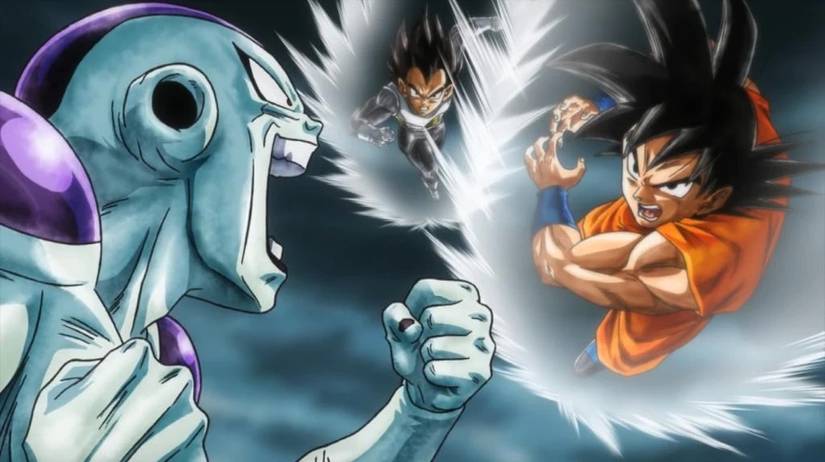 Saiyan Beyond God Goku and Vegeta vs Frieza