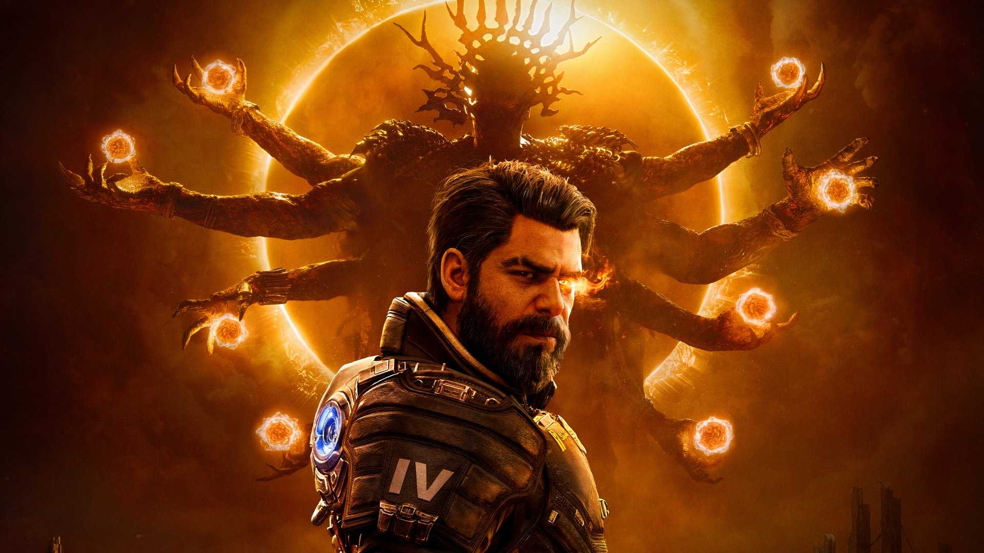saros official key art with protagonist