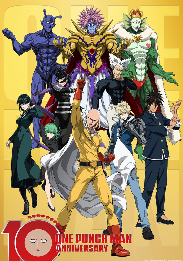 One-Punch Man to Celebrate 10th Anniversary in Tokyo
