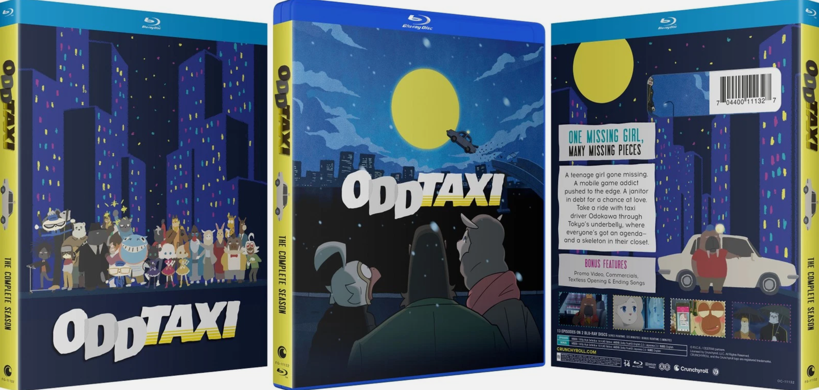 The unforgettable mystery anime Odd Taxi is a great experience on Blu-Ray