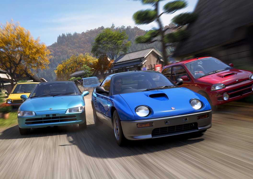 Mobil Kei balap di pedesaan Jepang Forza Horizon 6