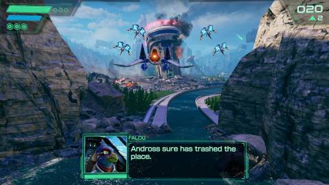 Falco di Star Fox Switch 2 Remake